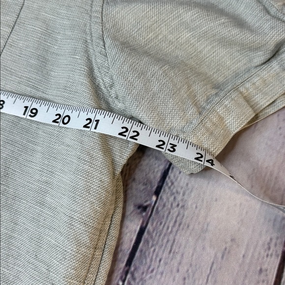 Murano Baird McNutt Light Gray Linen Shirt - Picture 6 of 7